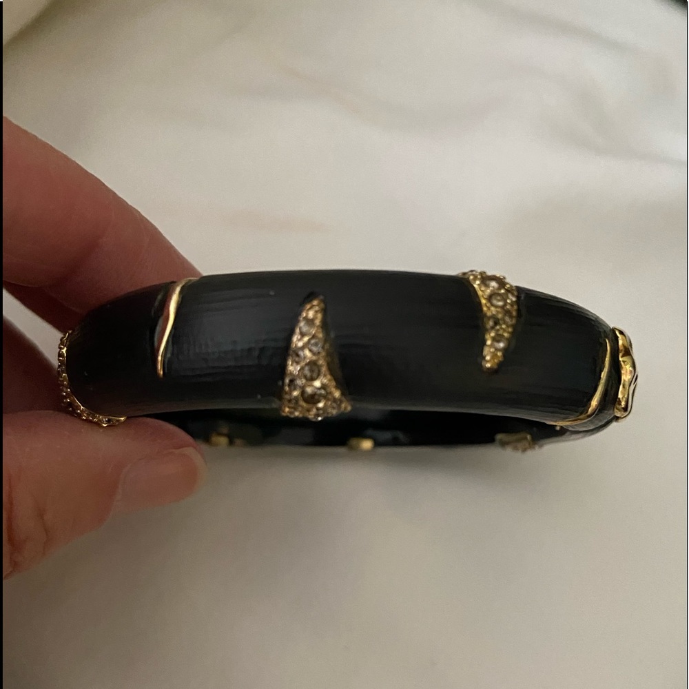NWOT Alexis Bittar black tiger bracelet